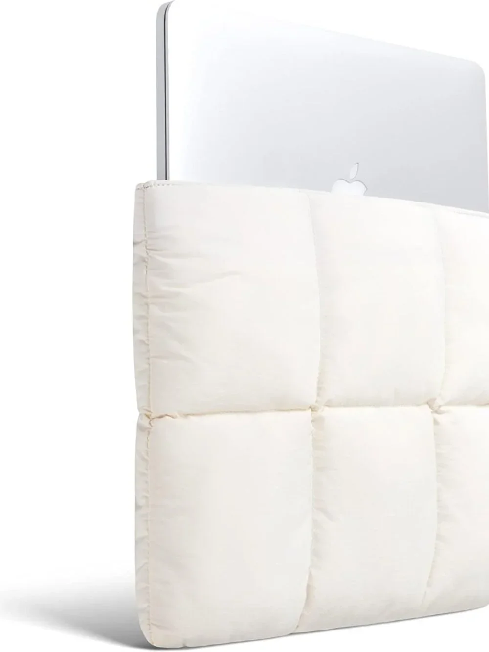 Comfyable Puffer Laptop Sleeve 15-16 Inch Macbook (Color - Rice)